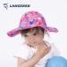 LANGZHEN Baby Girls Sun Protection Hat with Chin Strap, Adjustable Toddler Kids Wide Brim Play Hat, Love Design, 1-2 Years - Buy Online on GoSupps.com