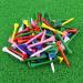 Crestgolf Professional 2 1/8" Deluxe Wood Golf Tees 100pcs mixed color