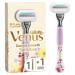 Gillette Venus Deluxe Smooth Sensitive Women's Razor - 1 Blade 5 Blades With Diamond Hard Coating