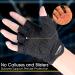 Training Gloves for Fitness | Breathable Short Finger Non-Slip Gloves for Weight Lifting Cycling & Climbing - Unisex - Buy Online on GoSupps.com