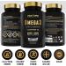 Omega 3 Fish Oil Capsules - 180 High Strength | 990mg EPA & 660mg DHA | 2 Months Supply | Made in UK - Buy Online on GoSupps.com