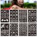 262pcs Kids Temporary Tattoo Stencils Kit - Reusable Face & Body Paint Designs for Girl Boy School Show, Birthdays, Halloween & Christmas Parties - Buy Online on GoSupps.com