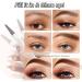 3D Microblading Eyebrow Pencil with 4 Fork Tip 2024 New Magic Eyebrow Pencil Contouring Pen Natural Makeup Fine Stroke Long-Lasting Waterproof Eyebrow Pencil Stay on All Day (2PCS Light Brown) - Buy Online on GoSupps.com