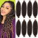 LPARMJIT Springy Afro Twist hair 24 inches 8 packs Pre-separated kinky marley twist lichen hair for soft butterflying fly pre-fluffed afro twist hair extensions (24inch (pack of 8) t30) 24inch (pack of 8) t1b/30