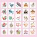 Kids Temporary Tattoos - Made in Europe Hypoallergenic   Pre-Cut  50 Pcs Original Kid Tattoos  Designs with Sea World  Butterflies  Animals  Flowers  Motivational Words - Gift Tattoos for Boys and Girls - Buy Online on GoSupps.com