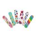 ZMOI (1 Dozen) Colorful Girly Mini Emery Board Nail Files 12 Count (Pack of 1)