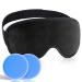 Medipaq Deluxe Magnetic Gel Eye Mask - HOT or Cold - Reduce Swelling Dark Circles Wrinkles Migraines Relief Hayfever Relief Sleep Mask Headache Relief or Tired Puffy Eyes - Cooling Eye Mask