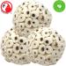 Bonka Bird Toys Sola Atta Balls - Organic Foot Beak Chew Toy for Small Pets - Pack of 3 - Buy Online on GoSupps.com