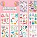 Luminous Temporary Tattoos for Girls Kids - Unicorn Mermaid Dinosaur Butterflis Glow Makeup - 10 Sheets - Buy Online on GoSupps.com
