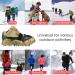 Ykall Ice Cleats Traction Snow Grips with 25 Stainless Steel Spikes - Anti Slip for Men, Women, and Kids - Ideal for Hiking, Fishing, Walking, Climbing - Large Size for Mountaineering - Buy Online on GoSupps.com