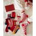 Chinese New Year Red Socks - Comfortable Women's Cotton Socks, Best New Year Gift (Size 34-39, Red-c) - Buy Online on GoSupps.com