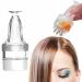 Hair Oiling Applicator 3 ml - Portable Root Comb Ball Hair Oil Applicator Bottle Scalp Massager Hair Growth Easy to Clean Hygienic Transparent white