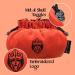 CardKingPro Immense Dice Bag with Pockets - Burnt Orange - 150+ Dice Capacity | Patented Design | Ideal for Dice Hoarders - Buy Online on GoSupps.com