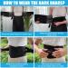 Prestel Lower Back Support Belt for Men and Women - Back Pain Relief Brace with 6 Stays - Breathable Design - Dual Adjustable Straps - Medium - Buy Online on GoSupps.com