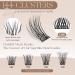Lashview DIY Eyelash Extension Kit | 144pcs Cluster Lashes Glue Remover & Applicator | Volume Extensions for Perfect Look - Buy Online on GoSupps.com