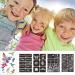 CKFyahp Kids Glitter Tattoo Kit - 30 Glitter Colors, 6 Fluorescent Colors, 119 Stencils, Body Glue, Brushes - Arts & Crafts Makeup Set for Birthdays - Buy Online on GoSupps.com