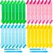 28 Pieces Heatless Curlers No Heat Spiral Curls Hair Curlers Styling Kit with 2 Pieces Styling Hooks for Most Kinds of Hairstyles(Assorted Color 30 cm) 11.8 Inch (Pack of 28) Assorted