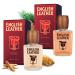 Dana English Leather Aftershave Splash (8 fl oz) & Cologne (8 fl oz) Bundle Rich & Sensual Scent for Men Classic Fragrances