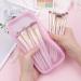 Magefy 15-Piece Makeup Brush Set - High-Quality Synthetic Brushes with Case | Foundation Powder Concealer & Eyeshadow Brushes (Pink) - International Shipping Available - Buy Online on GoSupps.com