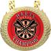 Express Medals Darts Champ Trophy Award - 6x5.25 Inches, Center Plaque, 34 Chain, Black Velvet Bag - Buy Online on GoSupps.com