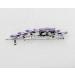 Faship Purple CZ Crystal Floral Hair Clip - Stunning Hair Accessory - Buy Online on GoSupps.com