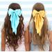 4 Pieces Silky Satin Hair Bows Ribbon Hair Barrettes Clip Big Bow Hair Clips for Women Girls French Barrette Long Tail Hair Accessories Purple Blue Pink Yellow Purple + Blue + Pink + Yellow - Buy Online on GoSupps.com