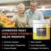 Livingood Daily High Dose Vitamin C Powder - 600mg Ascorbic Acid with Quercetin, Bioflavonoids, Rutin & Potassium - Non GMO Orange - 30 Servings - Buy Online on GoSupps.com