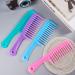 Anti-Static Large Tooth Detangle Comb Set for Long and Curly Hair - 4 Pieces (Light Blue, Purple, Pink, Cyan) - Buy Online on GoSupps.com