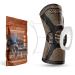 SYMLYST Copper Knee Brace for knee pain, Compression knee Sleeve with Side Spring Stabilizer and Patella Gel knee Pad, Support for Fitness, Sports, Arthritis Pain & Injury Recovery, Men & Women, Single Medium