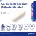 Pure Encapsulations Calcium Magnesium Citrate Malate | Bone and Cardiovascular Health Support | 180 Capsules - Buy Online on GoSupps.com