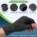 Compression Fingerless Gloves for Arthritis Relief - 2 Pairs for Women & Men - Warm and Healing Support - L Grey - Buy Online on GoSupps.com