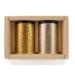 Japan Shop Yumeya Set of 2 KISSAKI Japanese tea tins with aromatic closure in a gift box - 2 x 100g maximum
