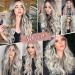 Faelbaty Long Curls Silver-Gray Wig | Ombre Brown to Gray | Natural Look | Ideal for Women & Girls - Party & Cosplay (24 Rh6/171/gray) - Buy Online on GoSupps.com