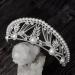 SWEETV Arabella Pearl Wedding Tiara for Bride - Rhinestone Crown for Women | Baroque Queen Crown Hair Accessory for Prom & Quinceanera - Buy Online on GoSupps.com