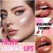 Hyaluronic Acid Lip Gloss - Long-Lasting Brown Tint Non-Sticky Plumping & Hydrating Vegan Gloss #03 - Buy Online on GoSupps.com