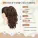 Sofeiyan 13 Inch Curly Ponytail Extension Claw Clip - Dark Brown Synthetic Hairpiece for Women - Buy Online on GoSupps.com