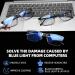 LADEESSE 3-Pack Blue Light Blocking Reading Glasses for Men & Women - Lightweight TR90 Eyeglasses with Anti-Glare Filter (4.0 Black - Buy Online on GoSupps.com