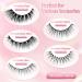 Natural Cat Eye Lashes - 5 Pairs Fluffy Mink Wispy 3D Anime Strip Lashes by VEDA TINDA | Romantic Liaison - Perfect for Extensions (Glue Required - Buy Online on GoSupps.com