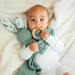 Mikito Baby Gift Set | Perfect Newborn Gift for Boys & Girls | Includes Muslin Blanket Teething Ring Pacifier Clip & Wooden Sign - Buy Online on GoSupps.com