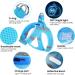 Buy PCEOTLLAR Dog Harness - LED Reflective & Breathable Light Dishes for Small to Medium Dogs - Blue - Buy Online on GoSupps.com