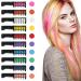 LANAFAY 10 Colors Hair Chalk Combs Temporary Bright Hair Color Washable Skin Safe Birthday Gifts for Girls Perfect Girl Gifts for Kids Hair Dyeing Party Cosplay Halloween Christmas Easter