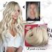 Buy Moresoo Seamless Clip-in Hair Extensions - 7pcs Ash Blonde #P18/613 | Real Remy Hair 45cm 120g for Full Volume - Buy Online on GoSupps.com