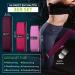 Zenone Sports Fitness Straps - 3 Set Resistance Bands for Strength Training & Yoga | Fabric Leg & Arm Resistance Tapes | Includes E-Book & Workout Guide | Berry Color - Buy Online on GoSupps.com