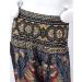 KKmeter Girls Bohemian Harem Pants - Black, Size 8 | Smocked Waist Baggy Yoga Pilates Dance Trousers - Buy Online on GoSupps.com