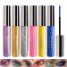 Sitovely 6PCS Glitter Colored Mascara for Eyelashes Waterproof Mascara Sparkling Diamond Lengthening and Curling Mascara/Blue/Purple/Yellow/Silver/Red