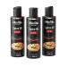 3 x Mioolio spice oil chilli oil fits pizza pasta vegetables meat etc. for cooking roasting and seasoning of all dishes without artificial flavors without palm fat