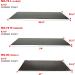 Sunny Health & Fitness Foam Floor Protector Mat - 4 Size Options Available for Exercise Equipment - 51L x 23.5W x 0.16H in - Buy Online on GoSupps.com
