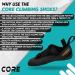 Core Lightweight Breathable Rock Climbing Shoes - Dual-Strap Closure - Non-Slip Wall Climbing Shoes 7.5 Women/6 Men - Buy Online on GoSupps.com
