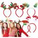 5PCS Christmas Headbands for Kids Adults Xmas Headwear for Holiday Party Dress Up Costume Accessories Novelty Reindeer Antlers Santa Claus Christmas Hat Tree Snow Man Festive Photo Booth Prop
