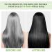  Frovetani 3 in 1 Instant Hair Color Shampoo for Grey Hair - Instant Hair Coloring Shampoo for Men and Women - Plant Ingredients (500ml) - Black - Buy Online on GoSupps.com